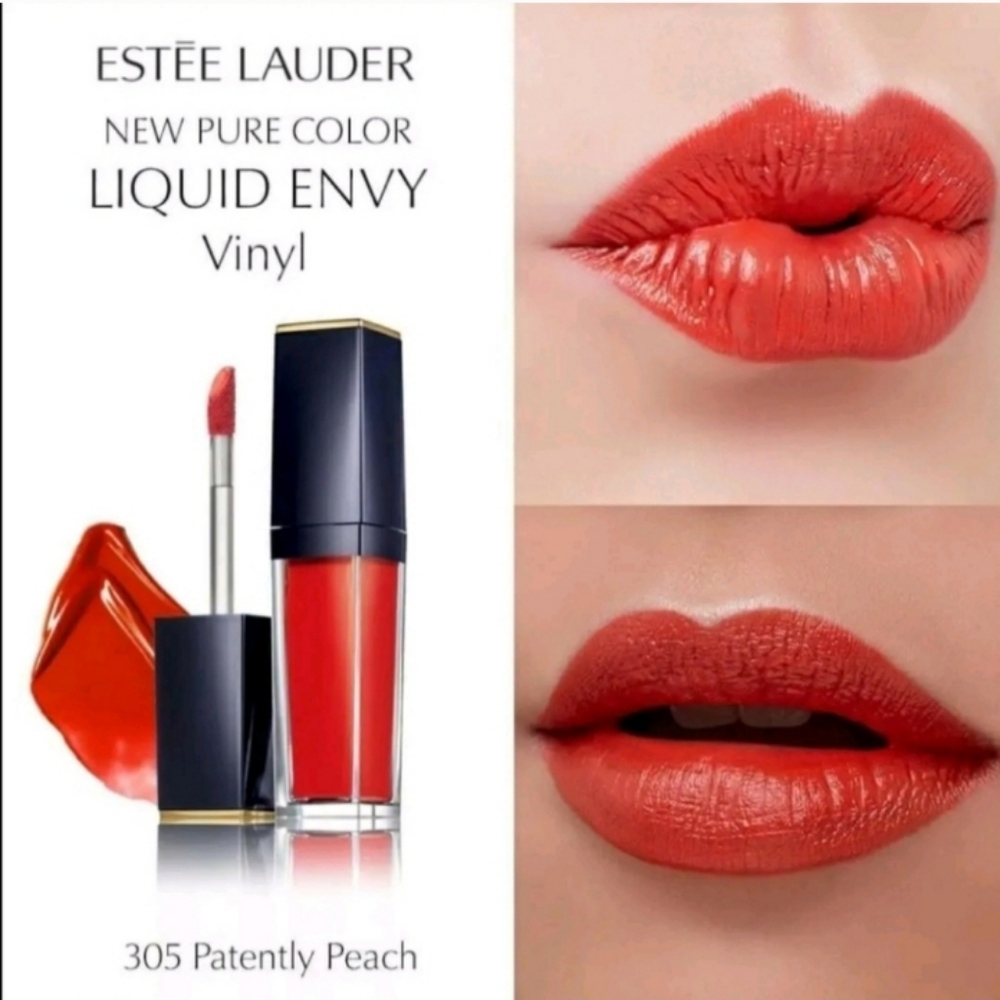 Estée Lauder Pure Color Envy Liquid Vinyl Lip Color - 305 Patently Peachy NIB.